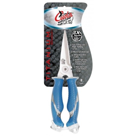 CISEAUX INOX SUPER COUPANT LAMES DENTELEES 7,5 CM
