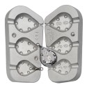 MOLDE DE PLOMOS MONTRE GRIP 40-60-80 GRS - MOU042