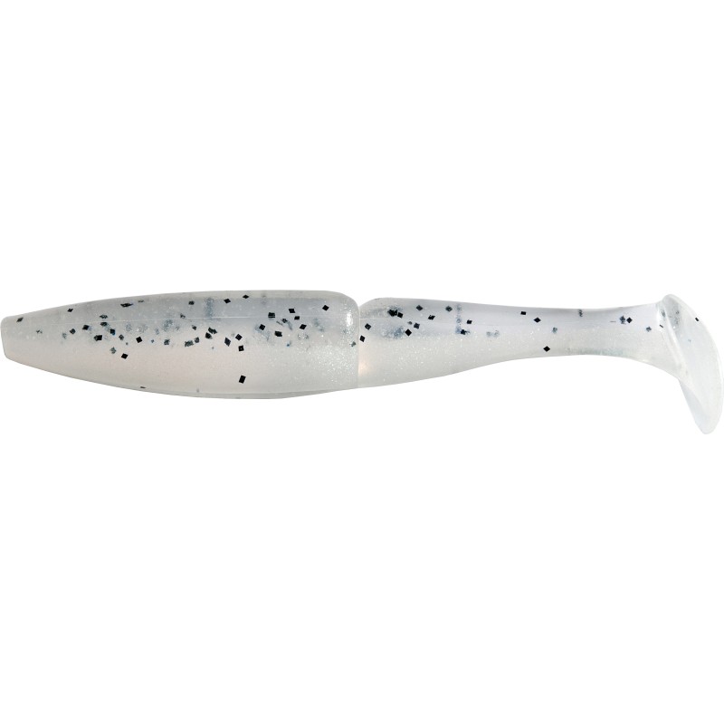 LEURRE SAWAMURA ONE UP SHAD 4 072 WHITE PEPPER (hard blister)