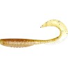 LEURRE MEGABASS X LAYER CURLY 3.5 TINSEL BROWN (7/pack) ---ndd