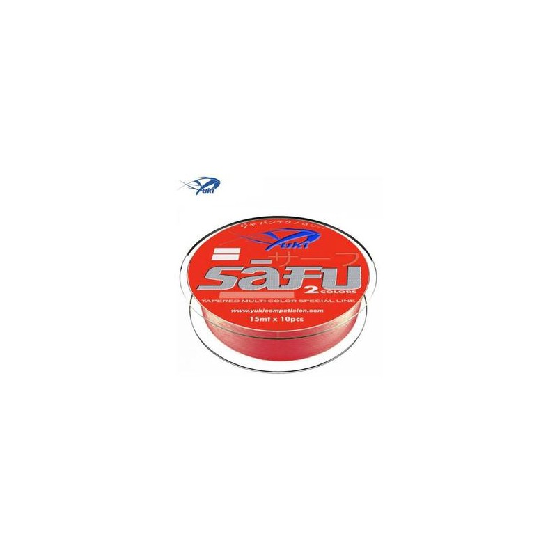 ARRACHEE CONIQUE YUKI SAFU Bicolore 0.23-0.57 mm RED 10x15M