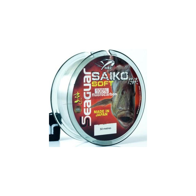 FLUOROCARBONE YUKI SEAGUAR SAIKO SOFT 0.26 mm - 6,60 Kg - 50 MT