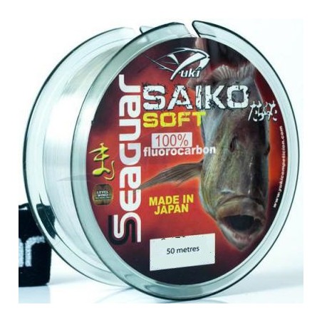 FLUOROCARBONE YUKI SEAGUAR SAIKO SOFT 0.26 mm - 6,60 Kg - 50 MT