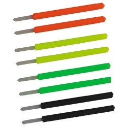 Kit Antennes series PRO - 1,7mm (Rouge, jaune, vert, noir) - x8 - FUN FISHING