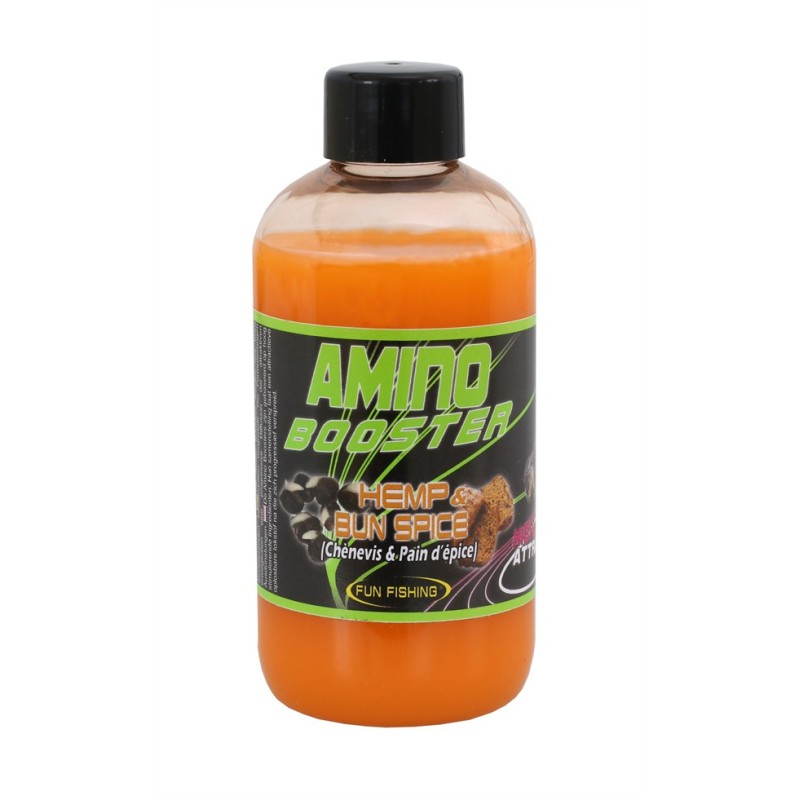 Amino Booster - 185ml - Hemp & Bun Spice (Chènevis & Pain d'épices)  - FUN FISHI