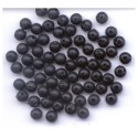 PERLES MOLLES NOIRES 6 mm sachet de 50