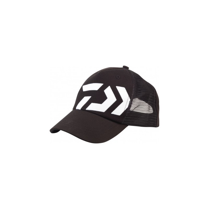 CASQUETTE DAIWA TRUCKER NOIRE LOGO BLANC