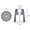 ANODE EMBOUT CONIQUE RADICE 6 PANS 30 MM ---