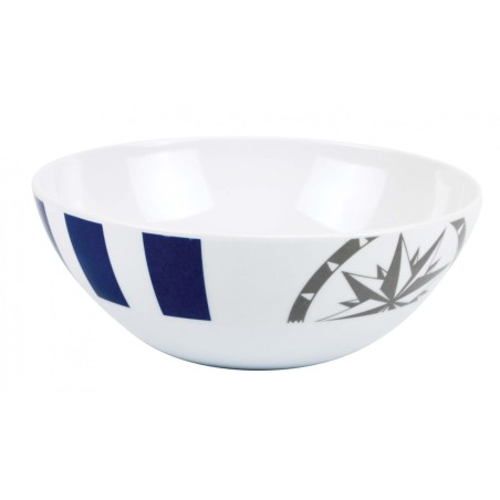 6 BOLS MARINA 13 CM - MELAMINE INCASSABLE