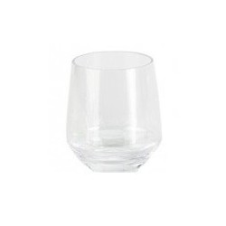 LOT DE 6 VERRES BAS MALDIVES hauteur 9,8 cm x 7,4 cm INCASSABLE