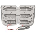 MOLDE DE PLOMOS TETES PLOMBEES FUSEE 100-120-140grs - MOU107