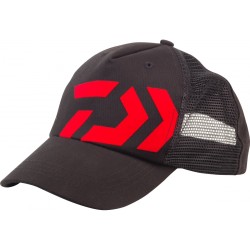 CASQUETTE TRUCKER NOIRE LOGO ROUGE