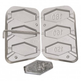 MOULE A PLOMBS HEXAGONAL 150-160-180 GRS PERCE MOU162 MOULE A PLOMBS HEXAGONAL 150-160-180 GRS PERCE MOU162