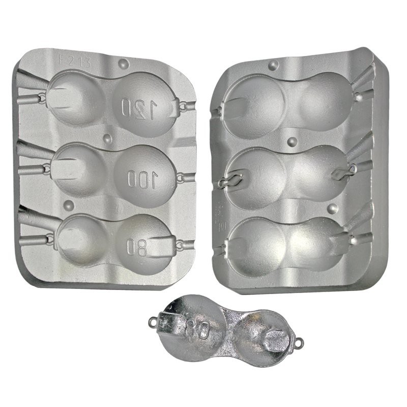 MOULE A PLOMBS TIRETTE CUILLER 80-100-120GRS A9 - MOU213---