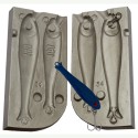 MOLDE DE PLOMOS CUILLERS PLATE 160-190 GRS  A2 - MOU054