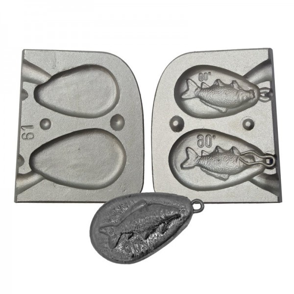 Moules Alciumpeche Moule A PLOMBS Montre TROUEE Grip 40 50 60