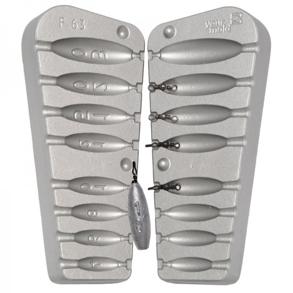 Moule à Plombs Drop Shot F206 Pawis Pêche – De 2 à 20g Pour Carnassiers Et Surf-casting
