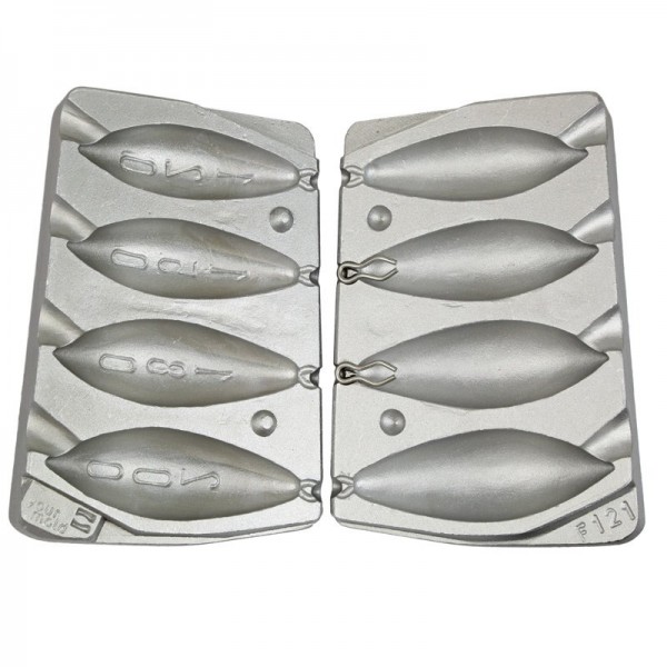 Plomb PÊCHE 100g MOULE A PLOMBS TRILOBE EVO 113-128 GRS A1 - MOU075 Pour Couler Plomb De Pêche