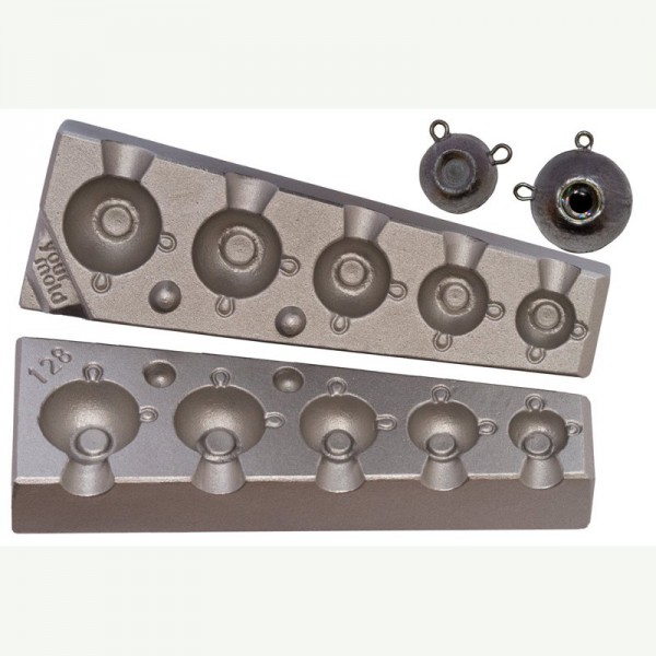Moule à Plombs Boule Alciumpeche – 100-120-140 Grs – SN6 MOU044
