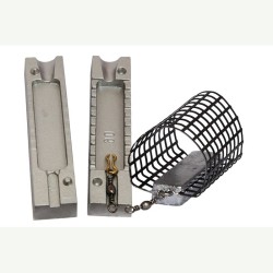 MOULE A PLOMBS FEEDER Cage 90Grs   - MOU140 - en stock - Moules à plombs Feeder