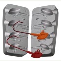 MOLDE DE PLOMOS TETES PLOMBEES TETE SABOT 20-28-35-42 GRS - MOU052
