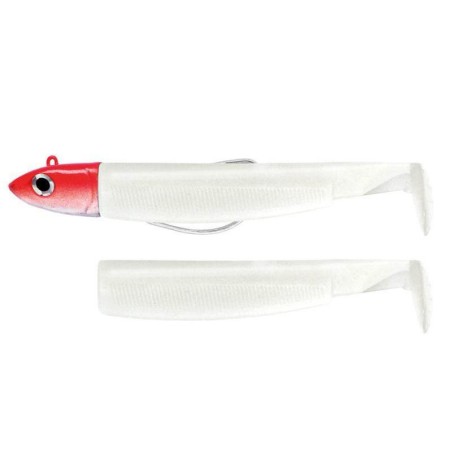 LEURRE FIIISH Combo BM120 - Off Shore - 25g - Blanc + rech. Blanc - TP Rouge