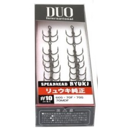 HAMECONS DUO RYUKI TREBLE HOOK 10 (20/pck) - 60S ou 70S