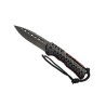 COUTEAU HERBERTZ ABS NOIR/ROUGE 12CM INOX