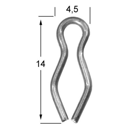 Attaches SMALL par 100 - MOU7208 - pour moules à plombs