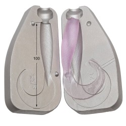 MOULE A LEURRE SOUPLE VIRGULE 10CM - MOU524