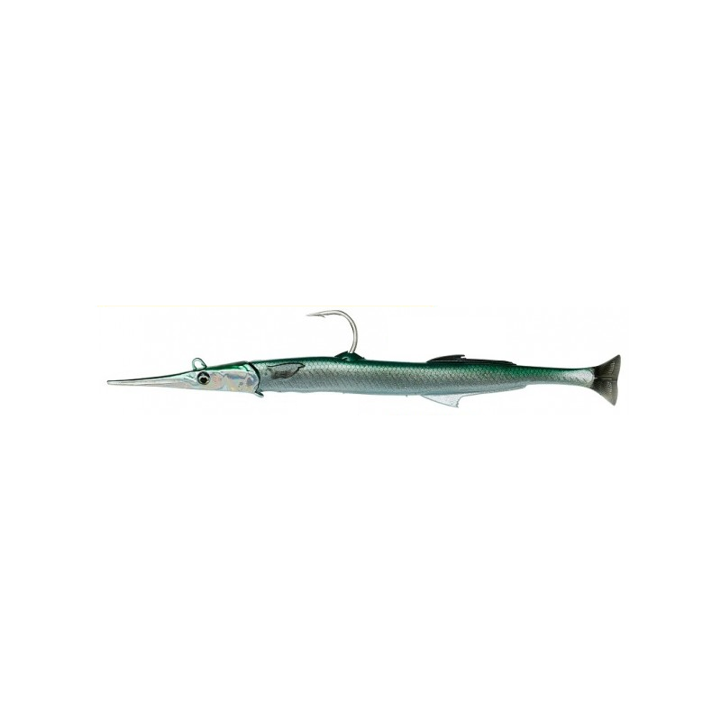 LEURRE SG 3D Needlefish Pulsetail 23cm 55g Green Needlefish
