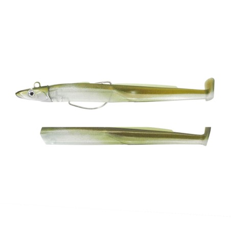 LEURRE COMBO BLACK EEL 150 Off Shore 20g Kaki + rech. Kaki - FIIISH