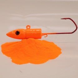 PLASTIFIANT PLOMB POUDRE - NEON UV-ORANGE CLAIR 80grs