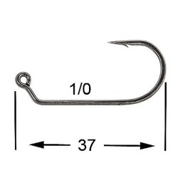 HAMECON VMC JIG ROND 7161BN-TI X10 1/0 sachet de 10