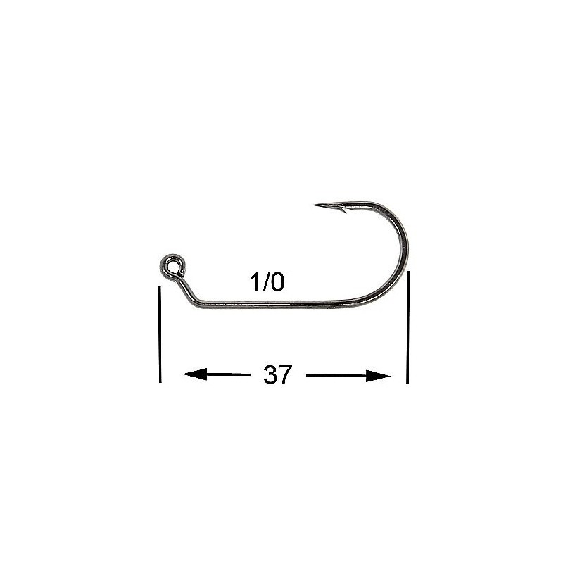 HAMECON VMC JIG ROND 7161BN X10 1/0 sachet de 10