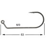 HAMECON VMC JIG ROND 7161BN-TI X10 6/0 sachet de 10