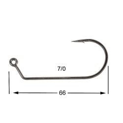 HAMECON VMC JIG ROND 7161BN X10 7/0 sachet de 10