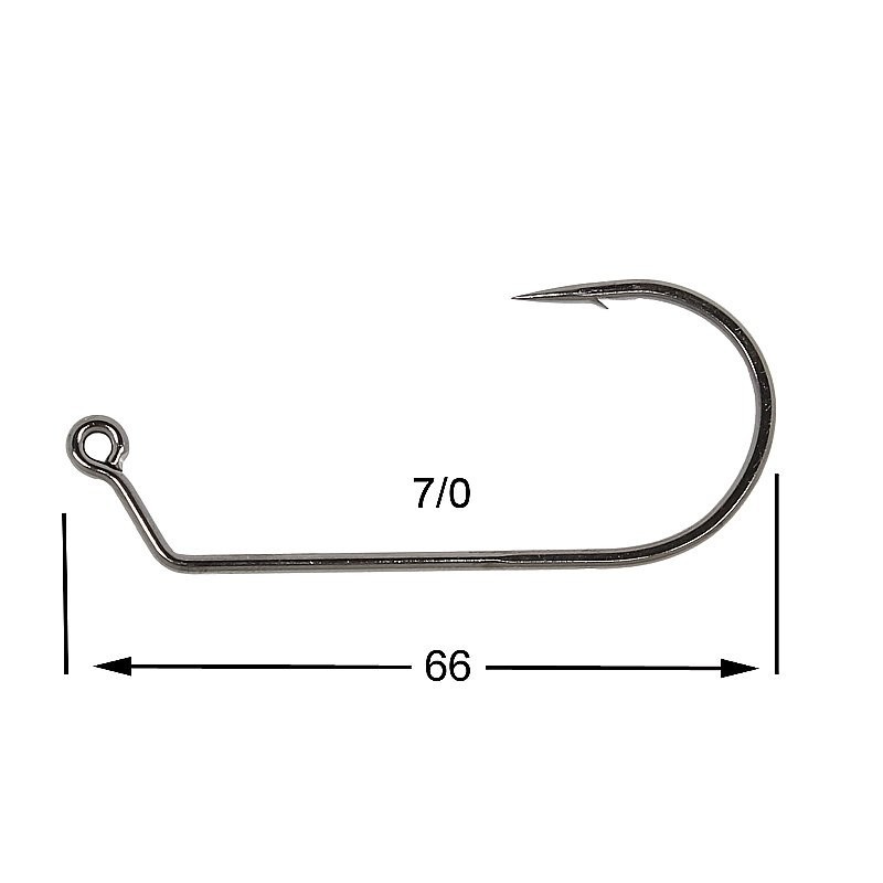 HAMECON VMC JIG ROND 7161BN X10 7/0 sachet de 10