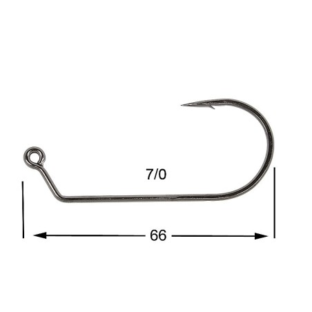 HAMECON VMC JIG ROND 7161TI X10 7/0 sachet de 10