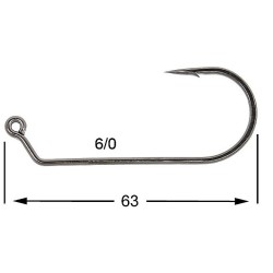 HAMECON VMC JIG ROND 7161 TI  6/0 boite de 50