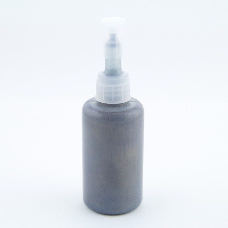 Colorant liquide Nacre Argent 35 ml pour Plastique liquide   - en stock - Colorants Nacrés