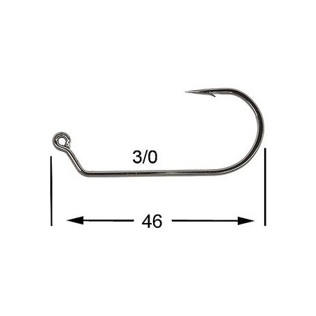 HAMECON VMC JIG ROND 7161BN-TI X10 3/0 sachet de 10