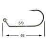 HAMECON VMC JIG ROND 7161BN-TI X10 3/0 sachet de 10