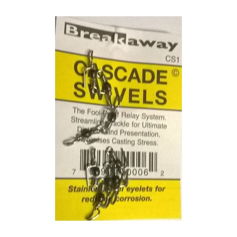 CASCADE SWIVELS BREAKAWAY SACHET DE 10 - en stock - Accroche Appâts