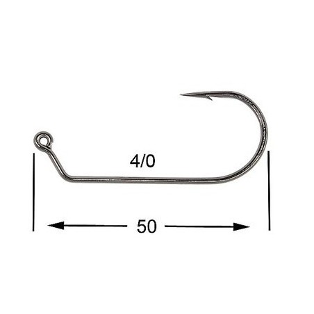 HAMECON VMC JIG ROND 7161 TI  4/0 boite de 50