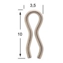 Anillos A0 por 100 - MOU7205 - para moldes de plomos