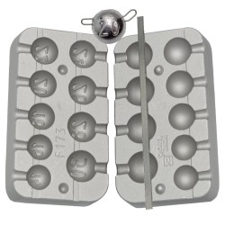 MOULE A PLOMBS TETES PLOMBEES CHEBURASHKA 14 A 30GRS B06- MOU173