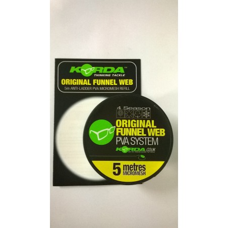 RECHARGE PVA KORDA JAUNE MICROMESH 5M Funnel Web Refill