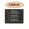 TABLEAU ELECTRIQUE ETANCHE 3 POSIT.  - en stock - Tableau Electrique