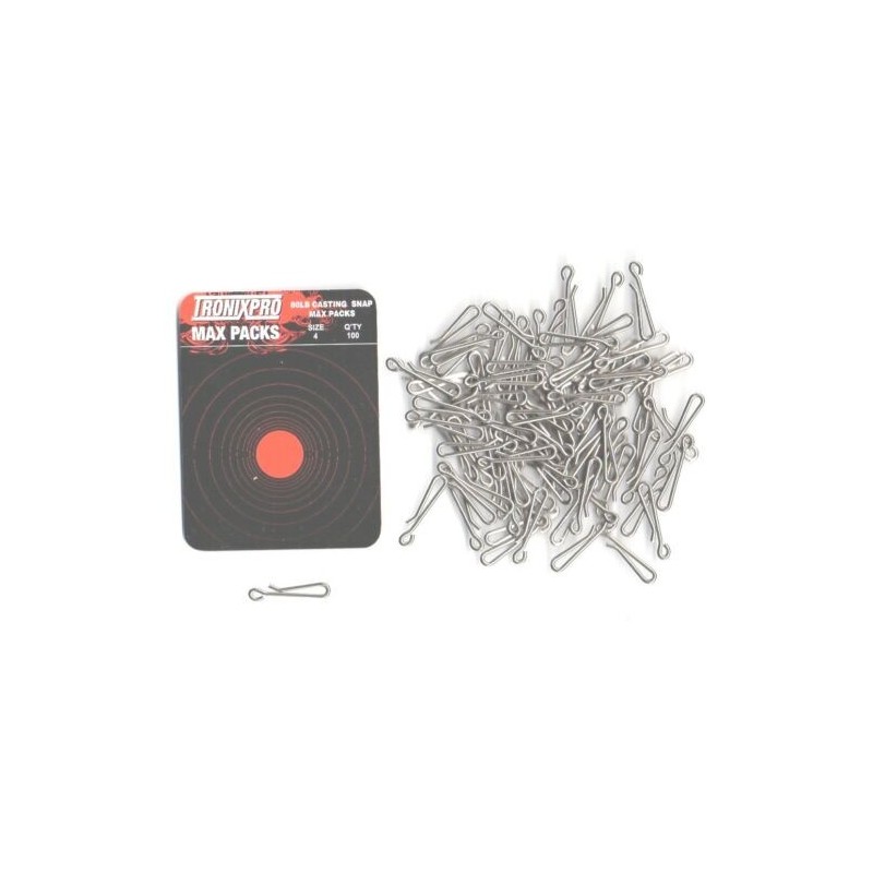 ACCROCHE PLOMB TRONIXPRO N4 - 36KG - Pack de 100 pcs